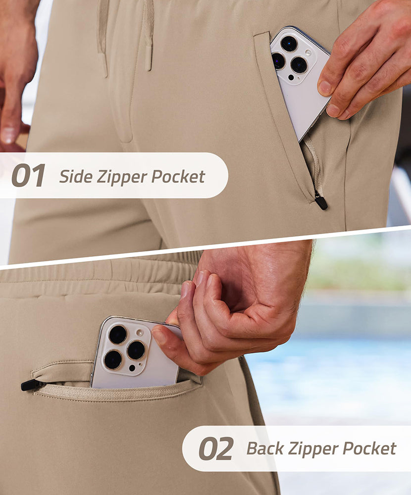 Men's Lightweight Athletic Joggers Sweatpants