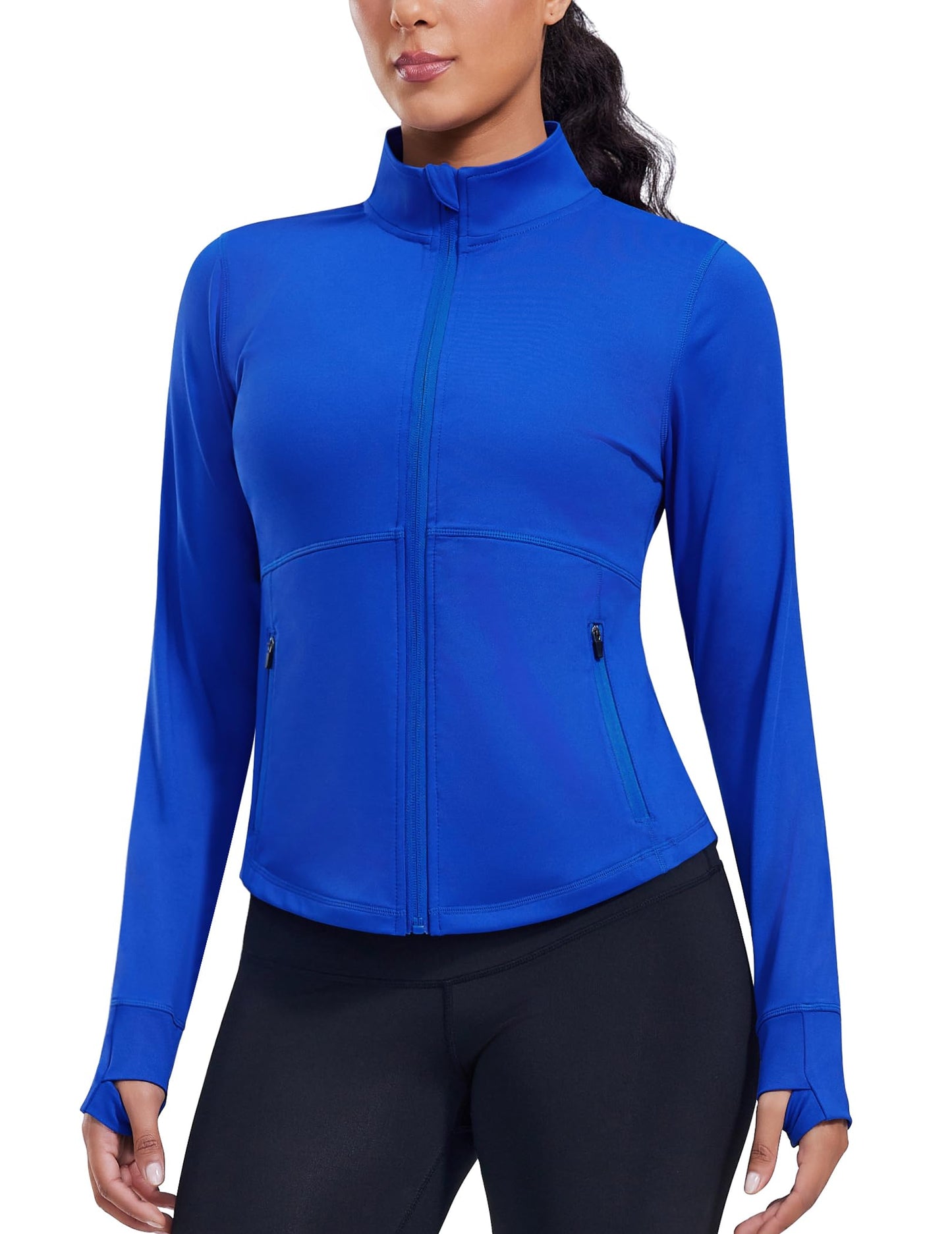 Comfy Slim Fit Cropped Workout Jacket