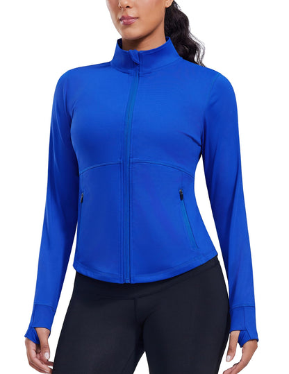 Comfy Slim Fit Cropped Workout Jacket
