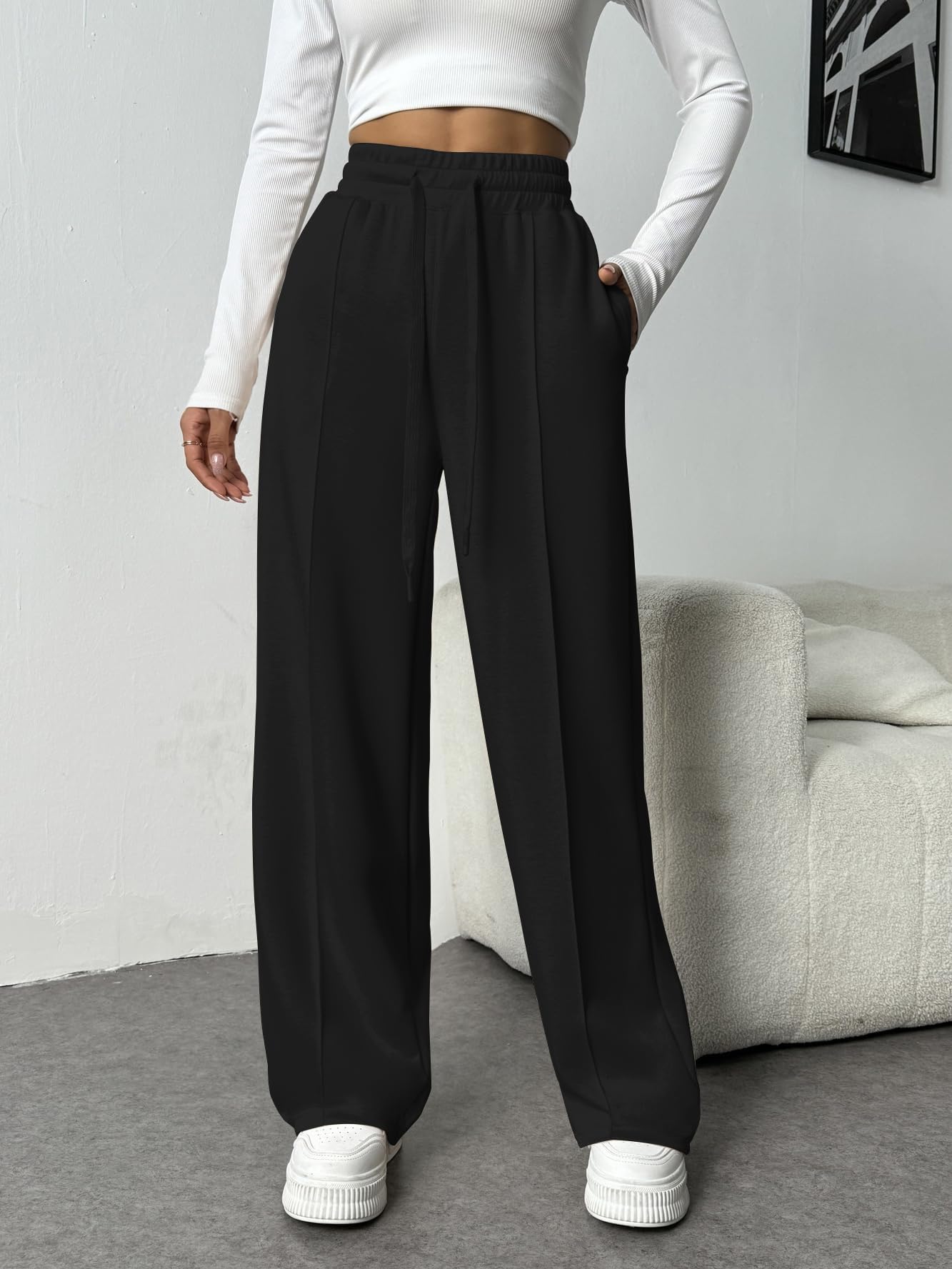 Active Baggy Wide Leg Sweatpants