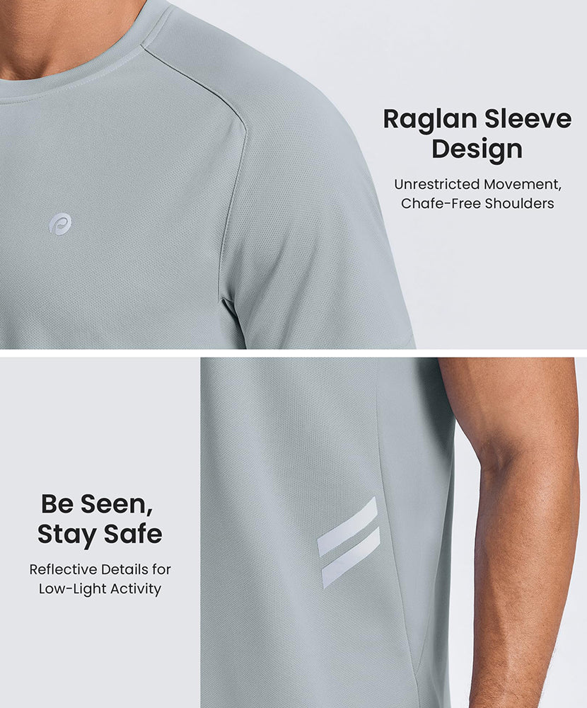 Moisture Wicking Quick Dry Athletic Workout T-Shirt