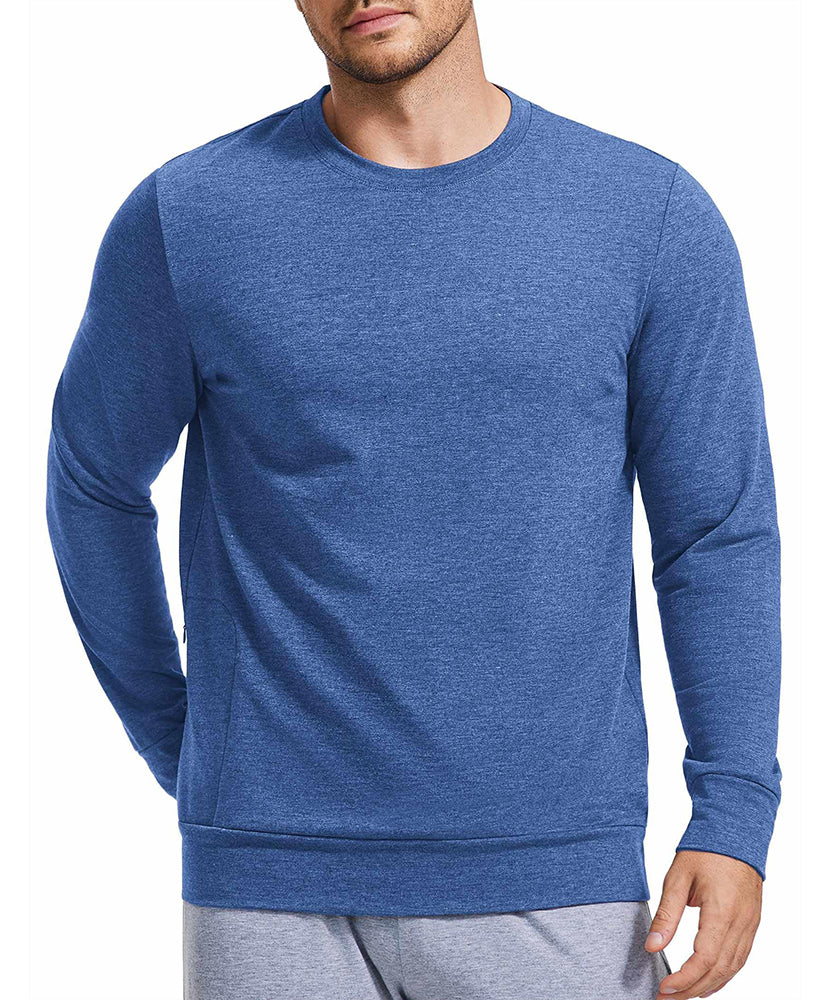 Classic Soft Sweatshirt with Zipper Pocket