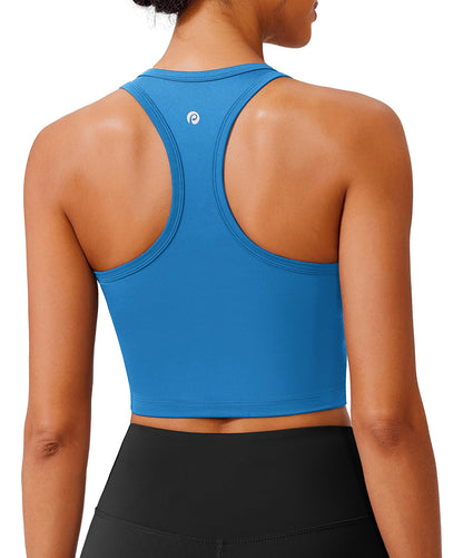 Racerback Padded Workout Tank Top