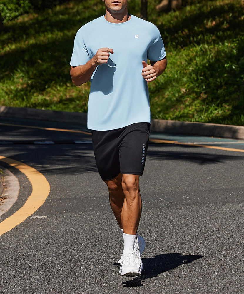 Men's Casual UPF 50+ Quick Dry Athletic Gym Tee