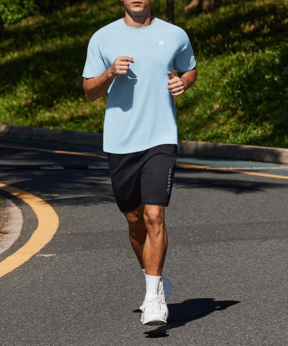 Men's Casual UPF 50+ Quick Dry Athletic Gym Tee