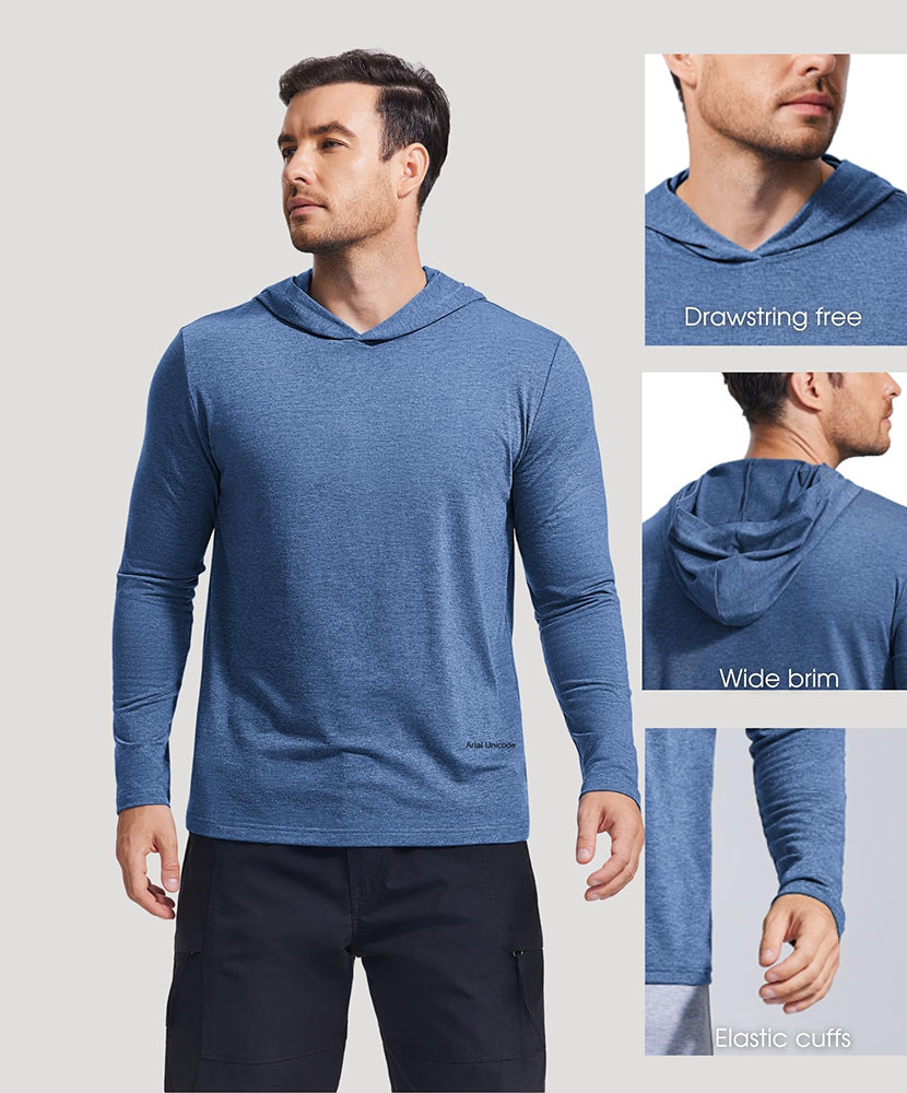 Men's Athletic Pullover Hoodie Sweatshirt