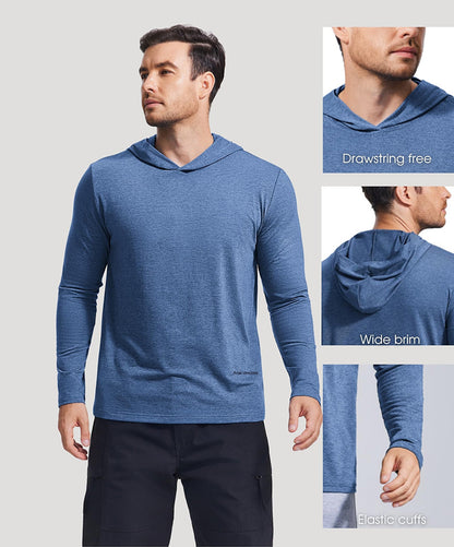 Men's Athletic Pullover Hoodie Sweatshirt