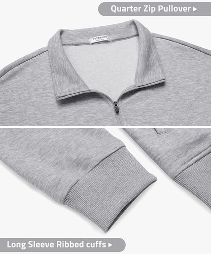 Men's Pullover Mock Neck Polo Shirt