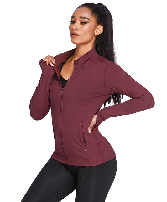 Breathable Slim Fit Workout Jacket