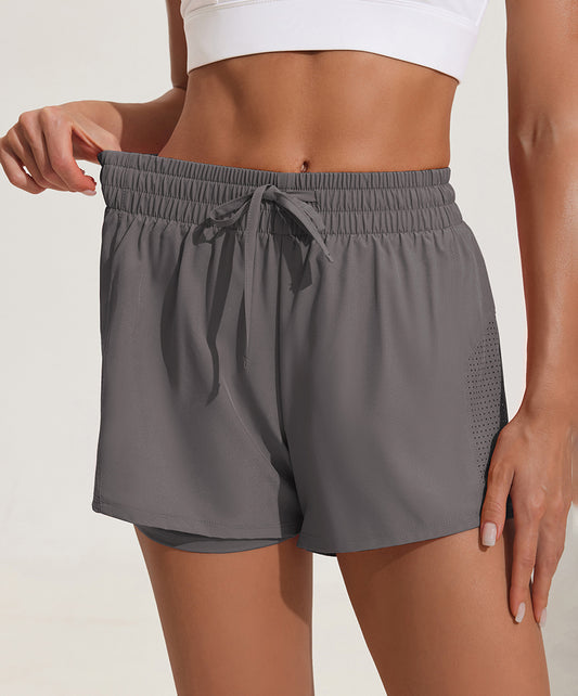 Breathable High Waist Workout Shorts