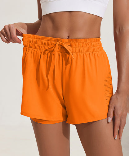 Breathable High Waist Workout Shorts