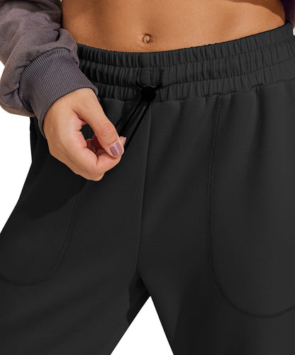 Stretchy Workout Straight-Leg Pants