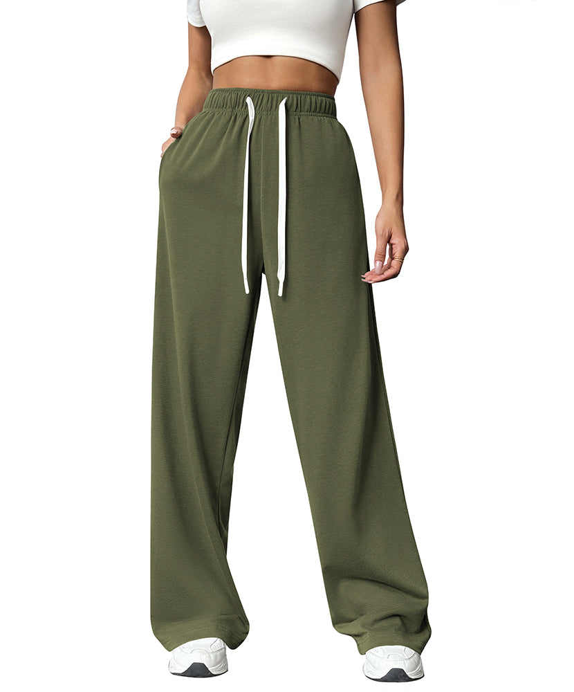 Casual Drawstring Workout Sweatpants