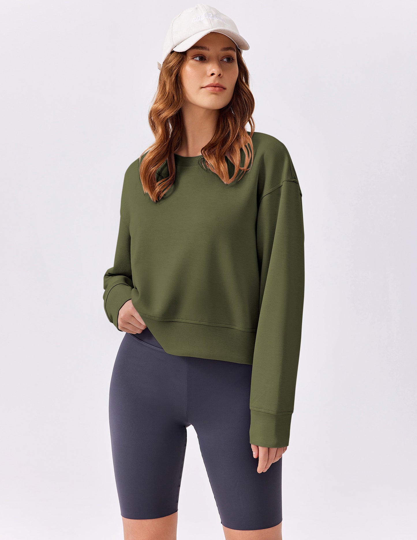 Lightweight Soft Crewneck Sweatshirt