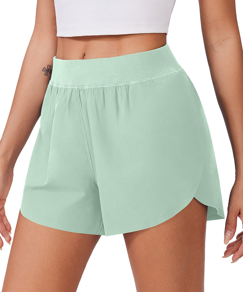 Athletic Quick Dry High Waisted Shorts