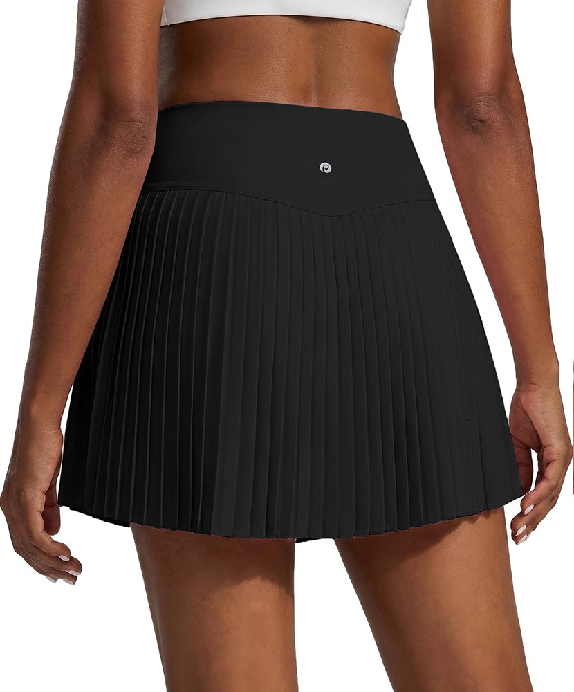 Women's Flowy 15" Pleated Mini Tennis Skorts