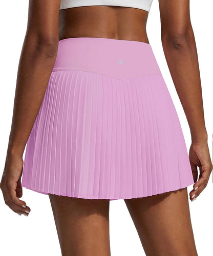 Women's Flowy 15" Pleated Mini Tennis Skorts