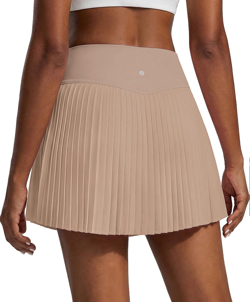 Women's Flowy 15" Pleated Mini Tennis Skorts