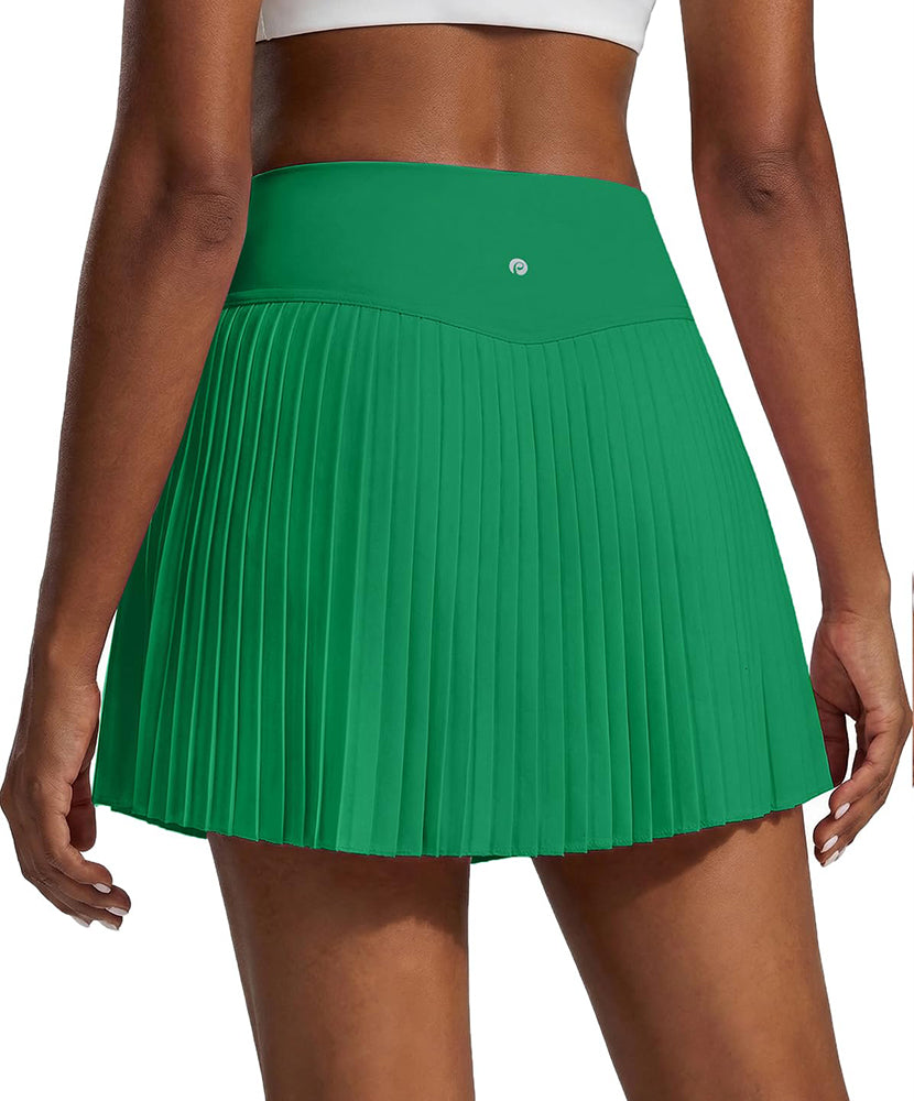 Women's Flowy 15" Pleated Mini Tennis Skorts