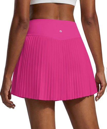 Women's Flowy 15" Pleated Mini Tennis Skorts