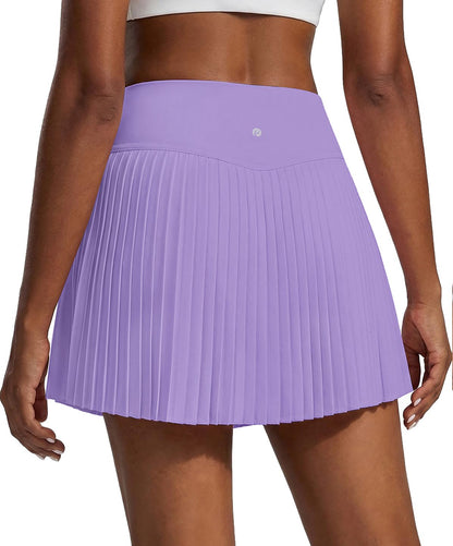 Women's Flowy 15" Pleated Mini Tennis Skorts