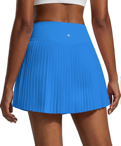 Women's Flowy 15" Pleated Mini Tennis Skorts