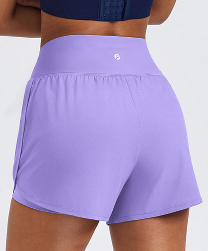 Women's Quick Dry High Waisted Athletic Running Shorts