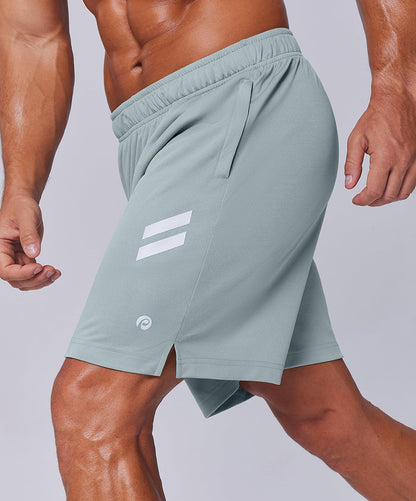 Men's Athletic Quick Dry Running Shorts with Zipper Pockets