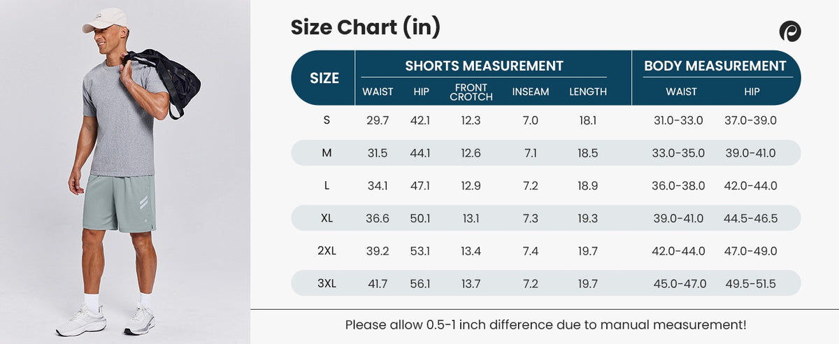 Men's Athletic Quick Dry Running Shorts with Zipper Pockets
