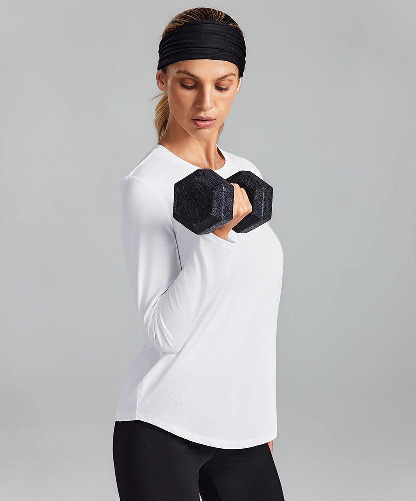 Women's Comfort Athletic UPF 50+ Workout T-shirt