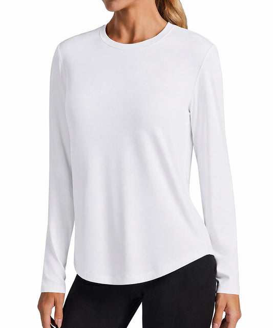 Women's Athletic UPF 50+ Long Sleeve Workout T-shirt