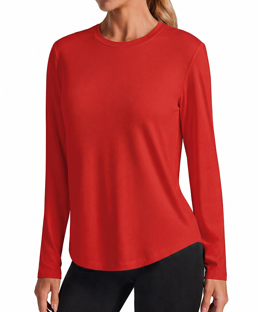 Women's Comfort Athletic UPF 50+ Workout T-shirt