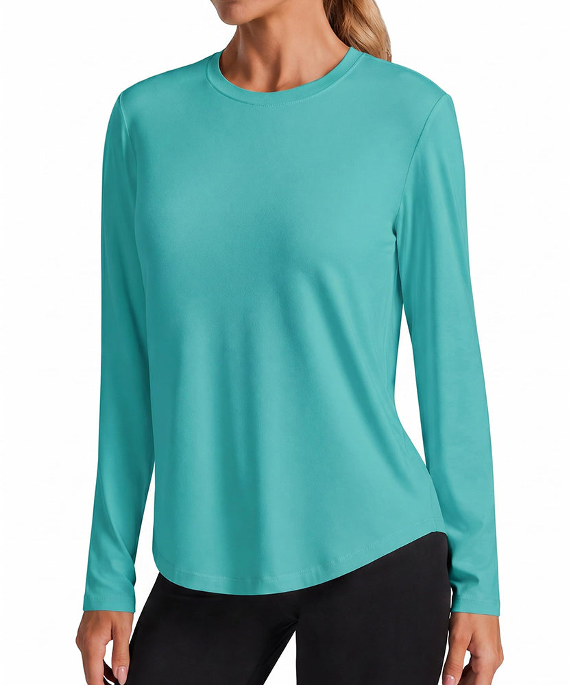 Women's Comfort Athletic UPF 50+ Workout T-shirt