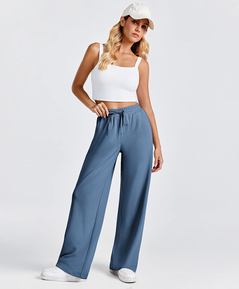 Women's Wide Leg High Waisted Sweatpants