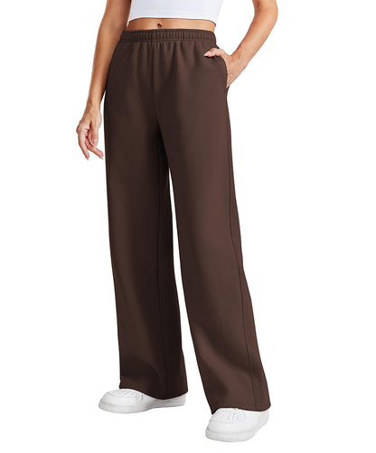 Women's Fleece Lined Wide Leg Sweatpants