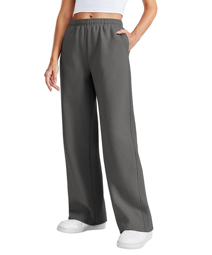 Women's Fleece Lined Wide Leg Sweatpants