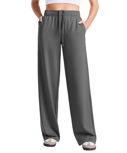 Women's Wide Leg Baggy Lounge Travel Sweatpants