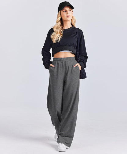 Women's Wide Leg Baggy Lounge Travel Sweatpants