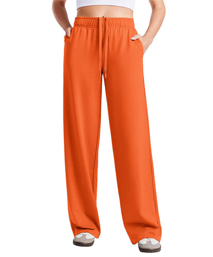 Women's Wide Leg Baggy Lounge Travel Sweatpants