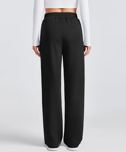 Women's High Waisted Straight Leg Travel Sweatpants