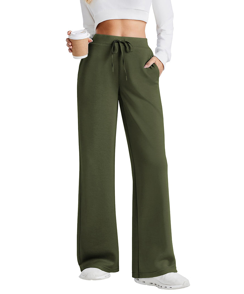 Women's Sweatpants Wide Leg Baggy Lounge Pants with Pockets
