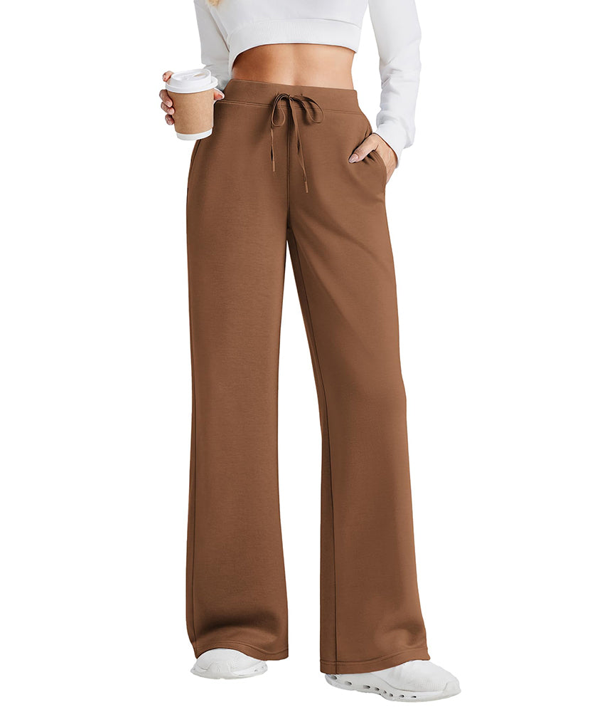 Women's Sweatpants Wide Leg Baggy Lounge Pants with Pockets