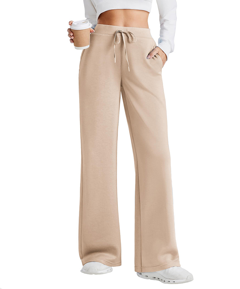 Women's Sweatpants Wide Leg Baggy Lounge Pants with Pockets