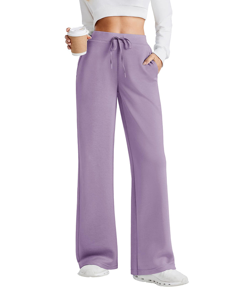 Women's Sweatpants Wide Leg Baggy Lounge Pants with Pockets