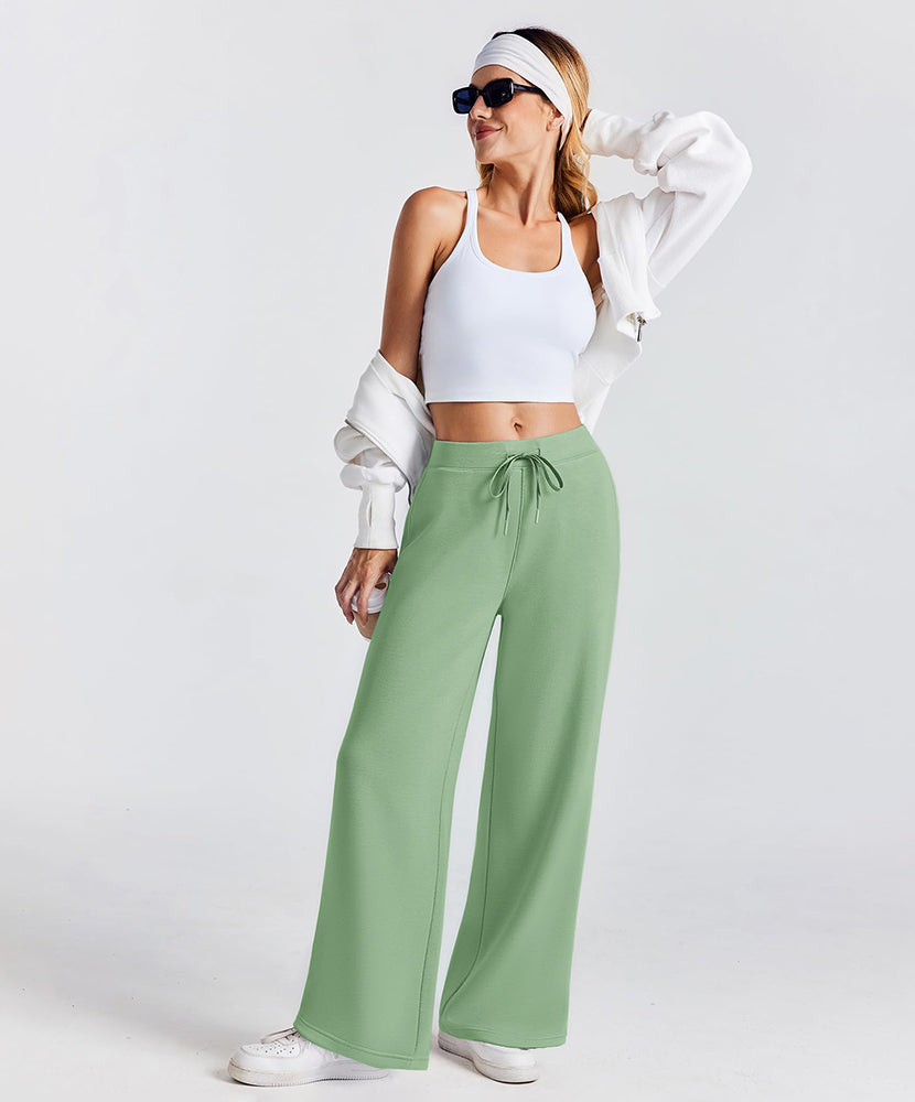 Women's Sweatpants Wide Leg Baggy Lounge Pants with Pockets