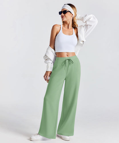 Women's Sweatpants Wide Leg Baggy Lounge Pants with Pockets
