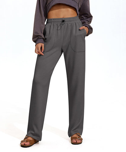 Stretchy Workout Straight-Leg Pants