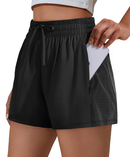 High Waisted Quick-Dry Gym Shorts