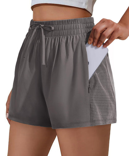 High Waisted Quick-Dry Gym Shorts