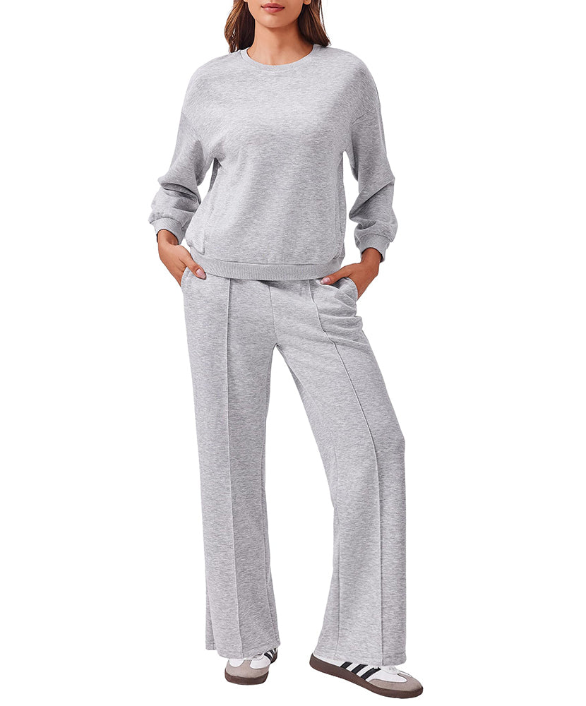 Matching lounge sweatsuit set
